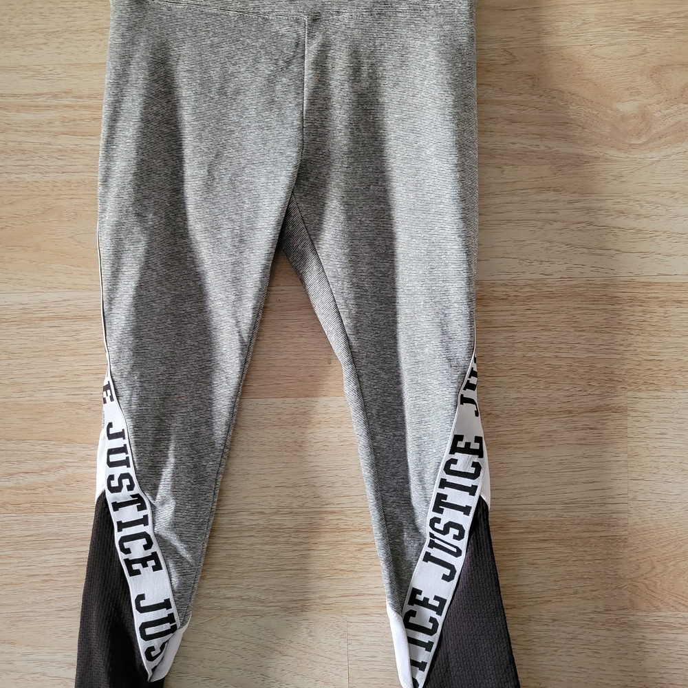Justice Gray Kids Leggings